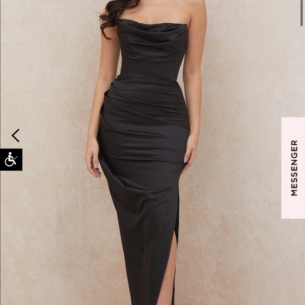 House of CB Adrienne Maxi Dress in Black